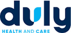 Logotipo de salud y cuidado debidamente
