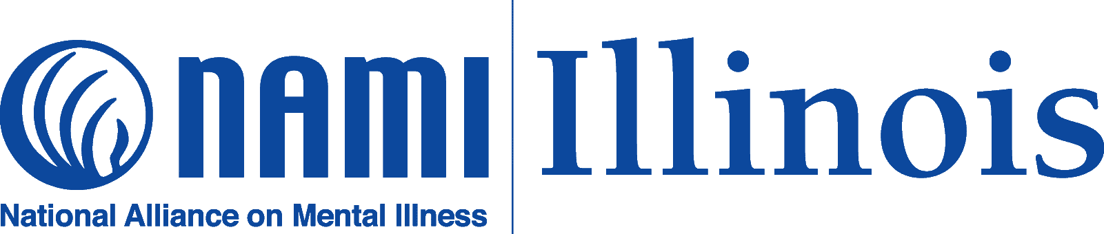 Logoja e Aleancës Kombëtare për Shëndetin Mendor (NAMI) në Illinois